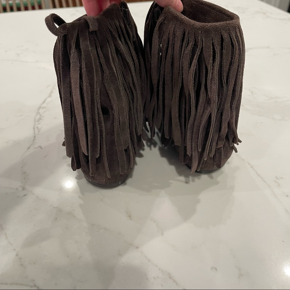 Sam Edelman brown fringe booties - Picture 14 of 16